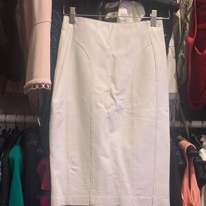 Danier White Pencil Skirt